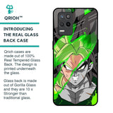 Anime Green Splash Glass Case for Realme 9 5G