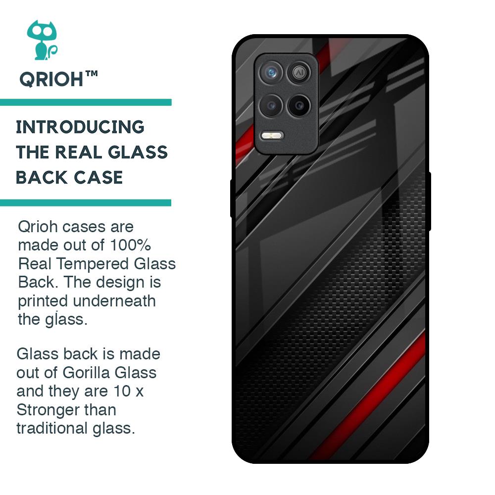 Modern Abstract Glass Case for Realme 9 5G