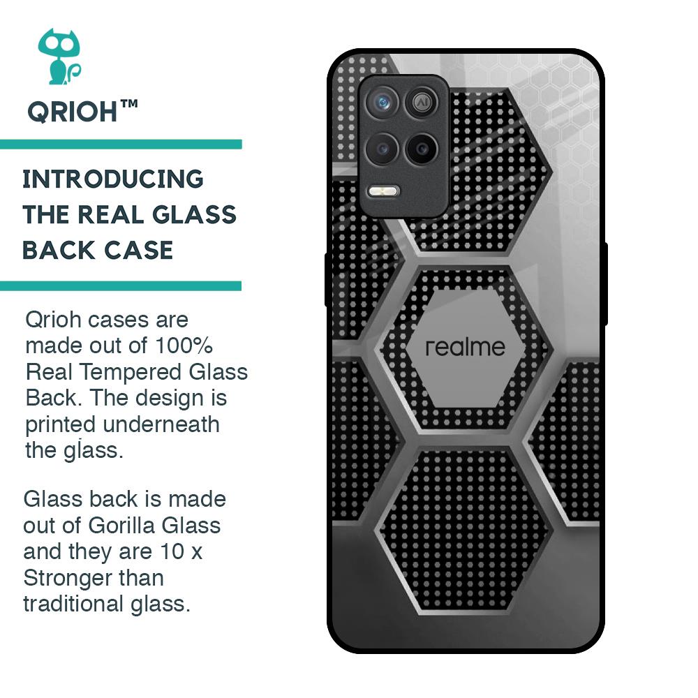 Hexagon Style Glass Case For Realme 9 5G