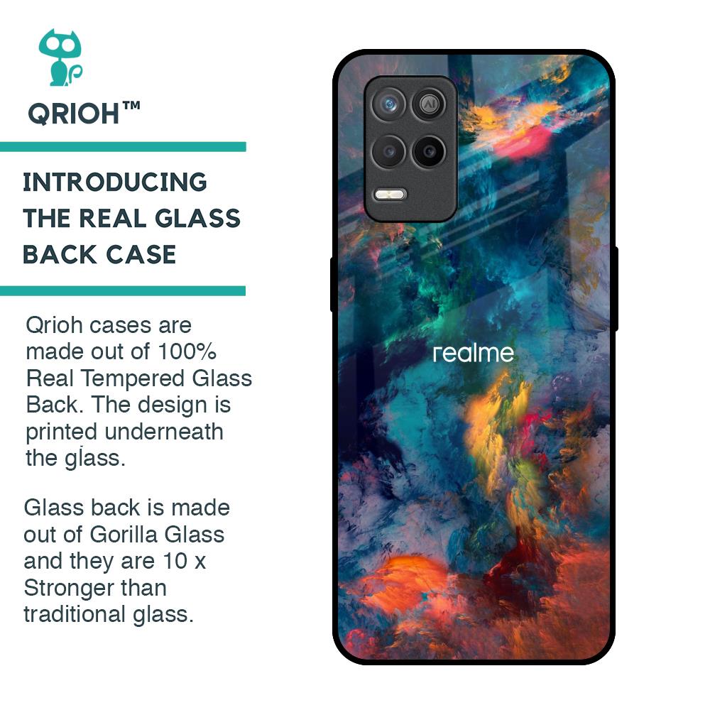 Colored Storm Glass Case for Realme 9 5G