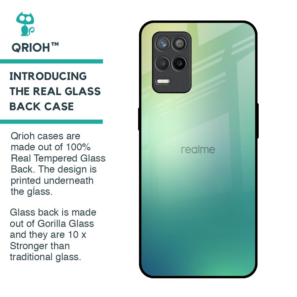 Dusty Green Glass Case for Realme 9 5G