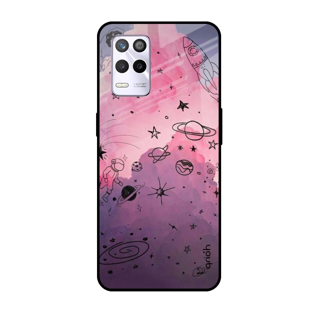 Space Doodles Realme 9 5G Glass Cases & Covers Online