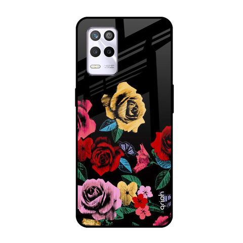 Floral Decorative Realme 9 5G Glass Cases & Covers Online