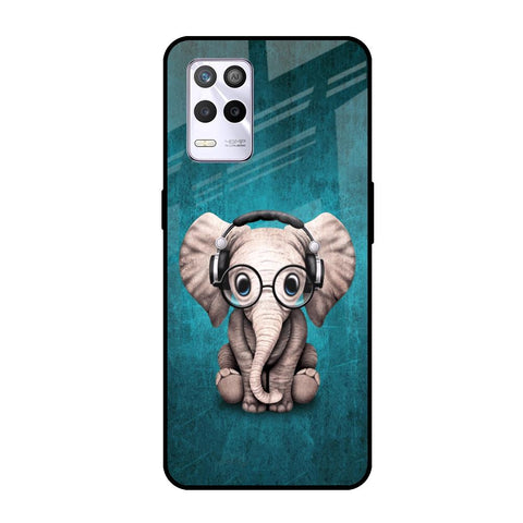 Adorable Baby Elephant Realme 9 5G Glass Cases & Covers Online