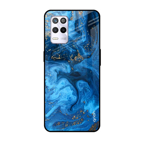 Gold Sprinkle Realme 9 5G Glass Cases & Covers Online