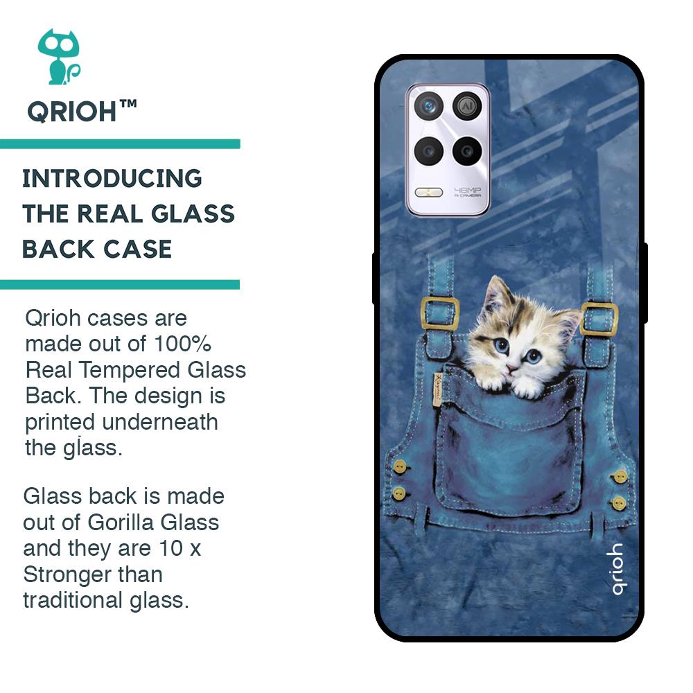 Kitty In Pocket Glass Case For Realme 9 5G
