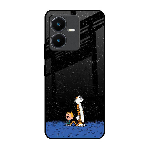 Night Sky Star Vivo Y22 Glass Back Cover Online