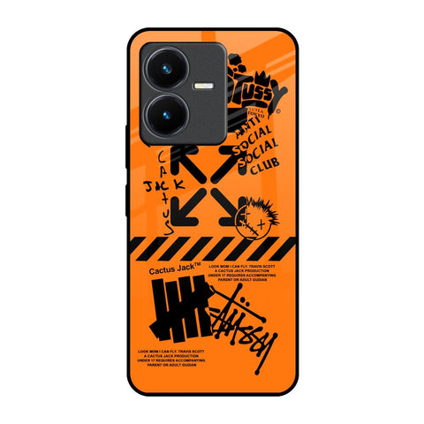 Anti Social Club Vivo Y22 Glass Back Cover Online