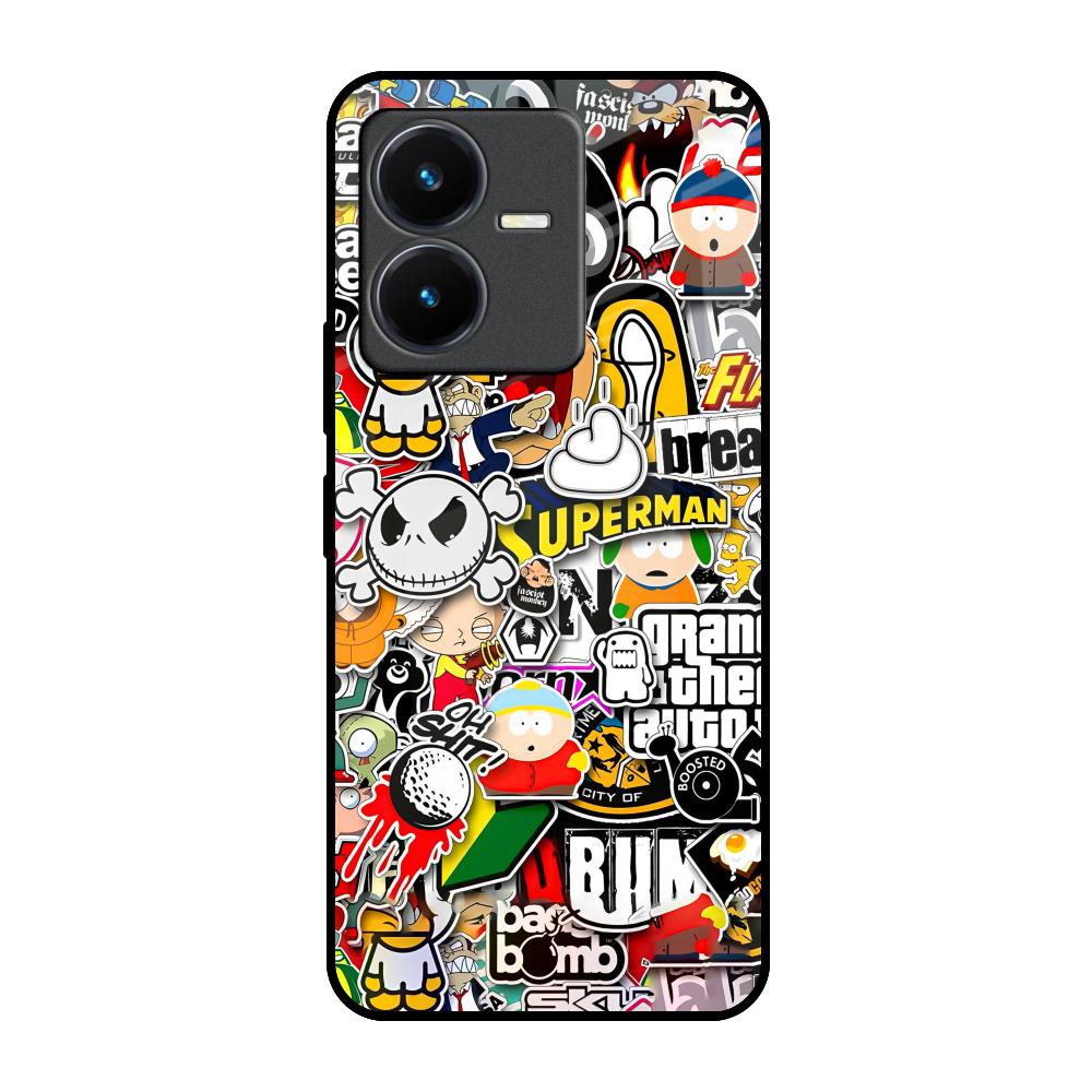 Boosted Vivo Y22 Glass Back Cover Online