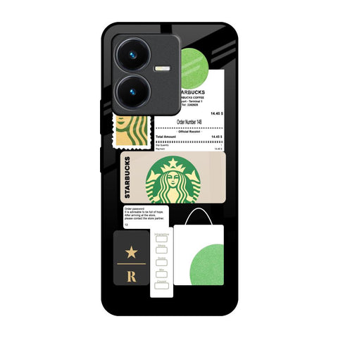 Coffee Latte Vivo Y22 Glass Back Cover Online