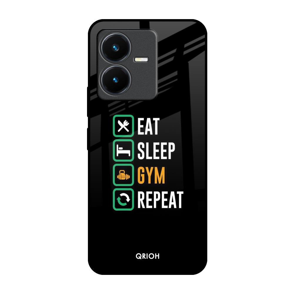 Daily Routine Vivo Y22 Glass Back Cover Online