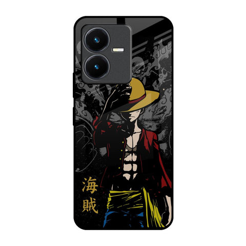 Dark Luffy Vivo Y22 Glass Back Cover Online