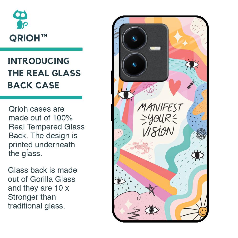 Vision Manifest Glass Case for Vivo Y22