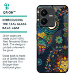 Owl Art Glass Case for Vivo Y22