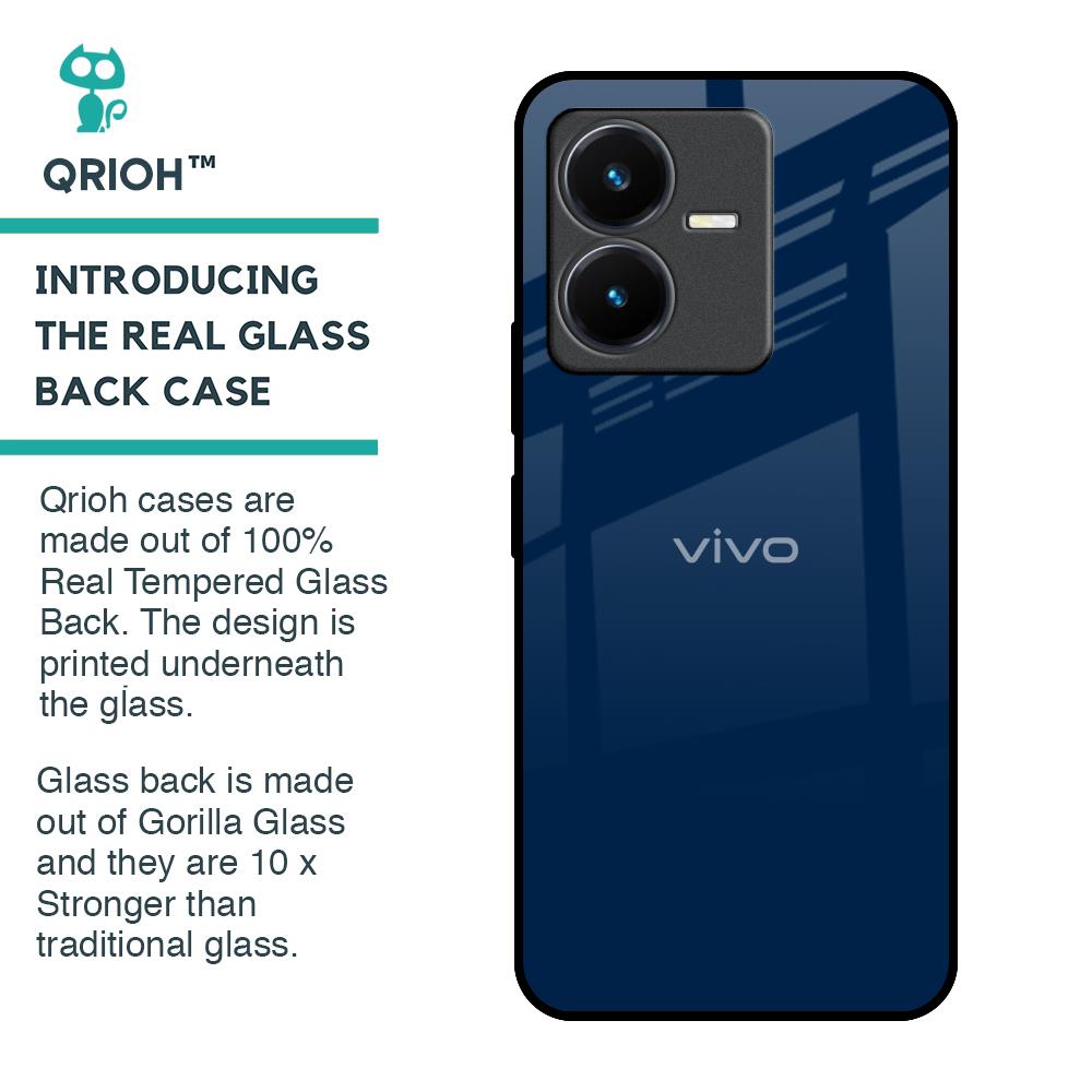 Royal Navy Glass Case for Vivo Y22