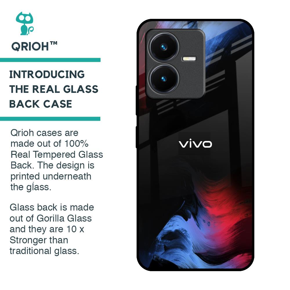 Fine Art Wave Glass Case for Vivo Y22