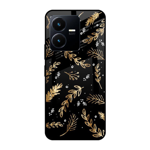 Autumn Leaves Vivo Y22 Glass Cases & Covers Online