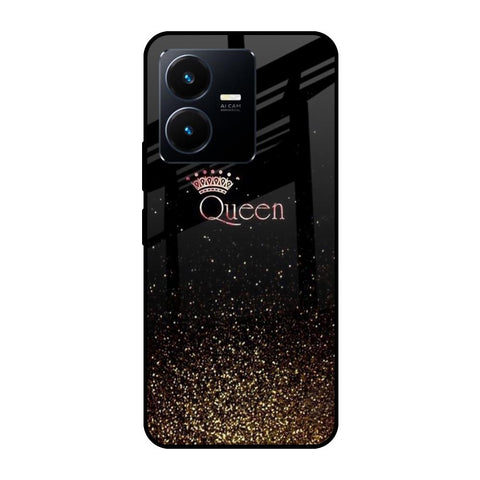 I Am The Queen Vivo Y22 Glass Cases & Covers Online