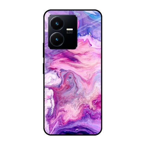 Cosmic Galaxy Vivo Y22 Glass Cases & Covers Online