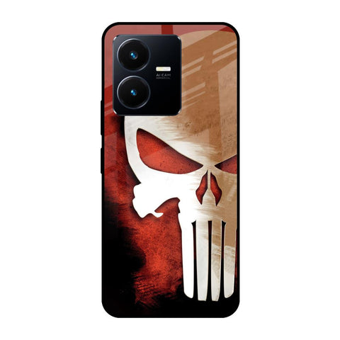 Red Skull Vivo Y22 Glass Cases & Covers Online