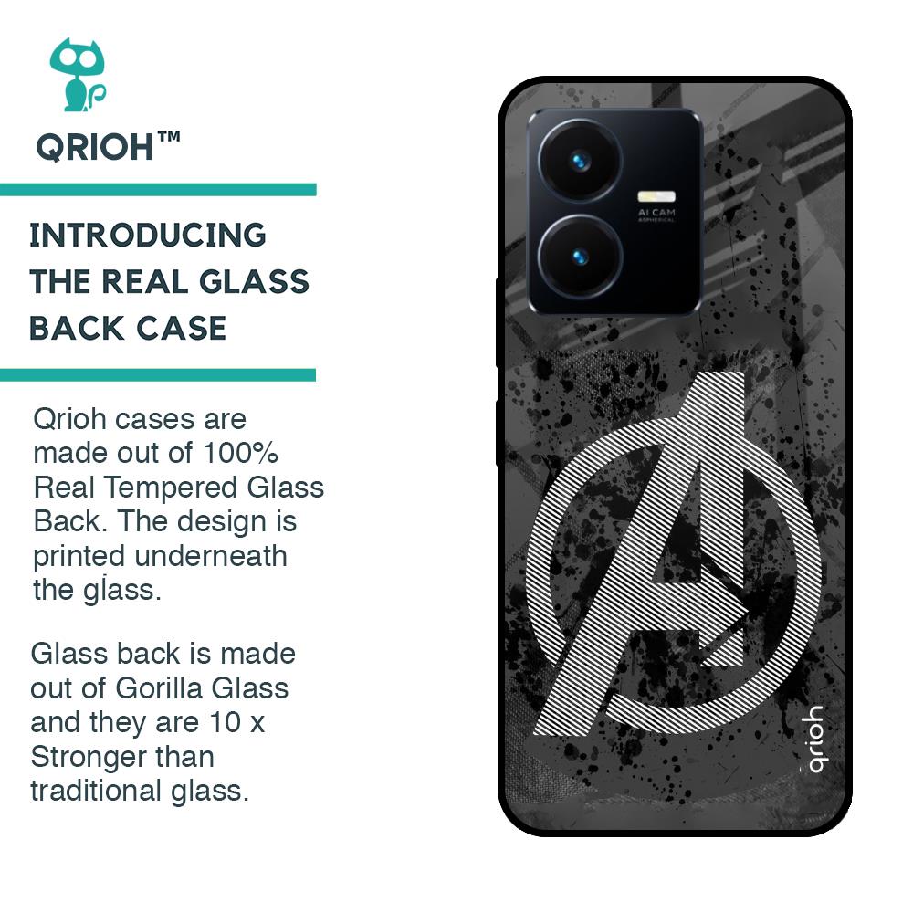 Sign Of Hope Glass Case for Vivo Y22