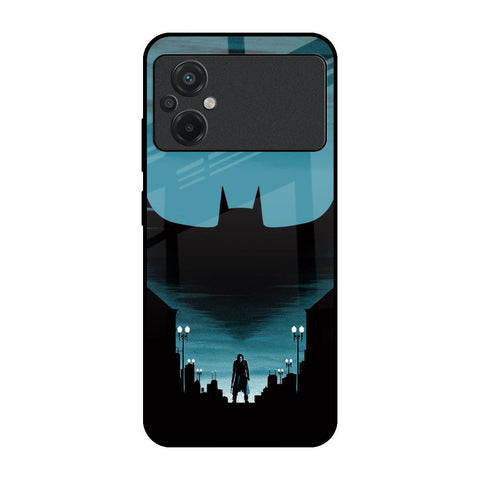 Cyan Bat Poco M5 Glass Back Cover Online