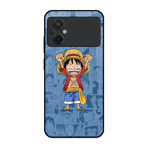 Chubby Anime Poco M5 Glass Back Cover Online