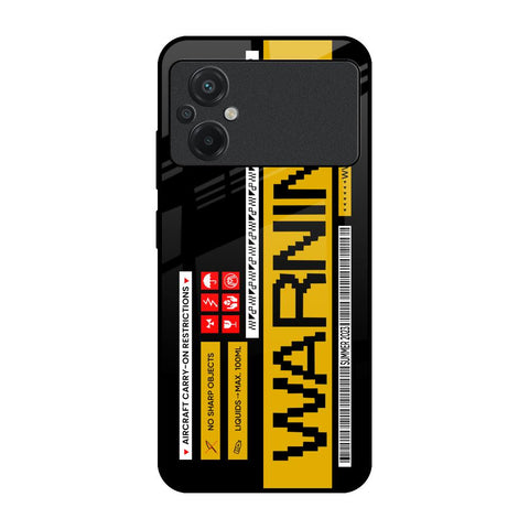 Aircraft Warning Poco M5 Glass Back Cover Online