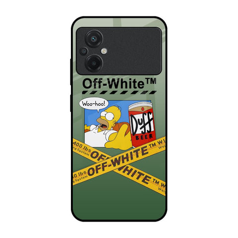 Duff Beer Poco M5 Glass Back Cover Online