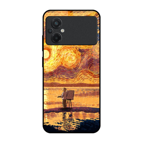 Sunset Vincent Poco M5 Glass Back Cover Online