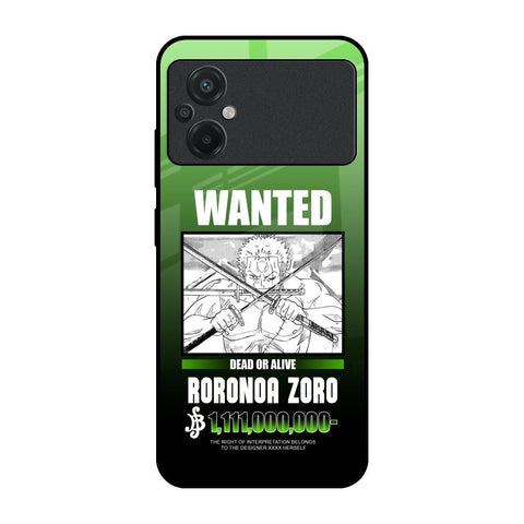 Zoro Wanted Poco M5 Glass Back Cover Online