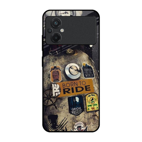 Ride Mode On Poco M5 Glass Back Cover Online