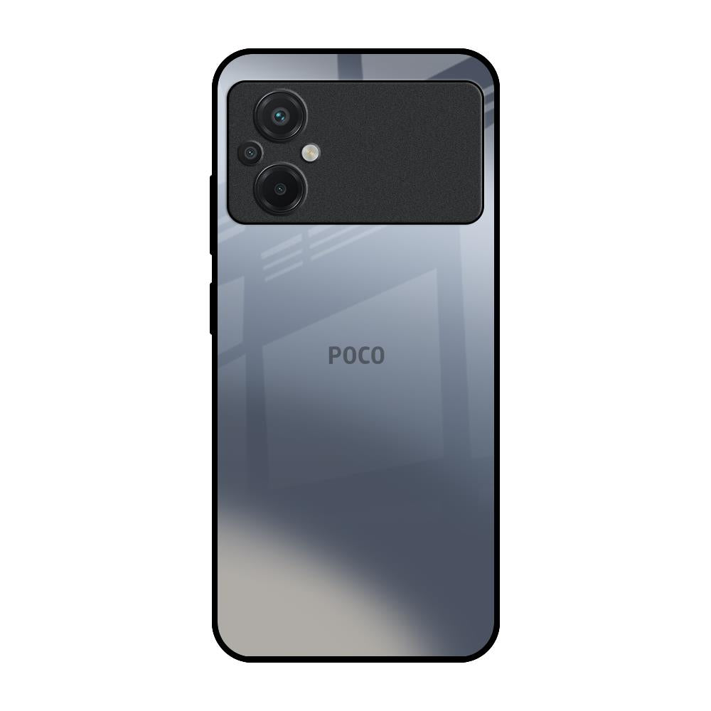 Space Grey Gradient Poco M5 Glass Back Cover Online