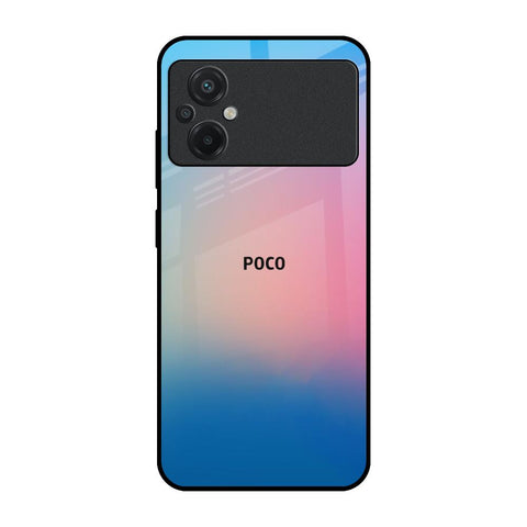Blue & Pink Ombre Poco M5 Glass Back Cover Online