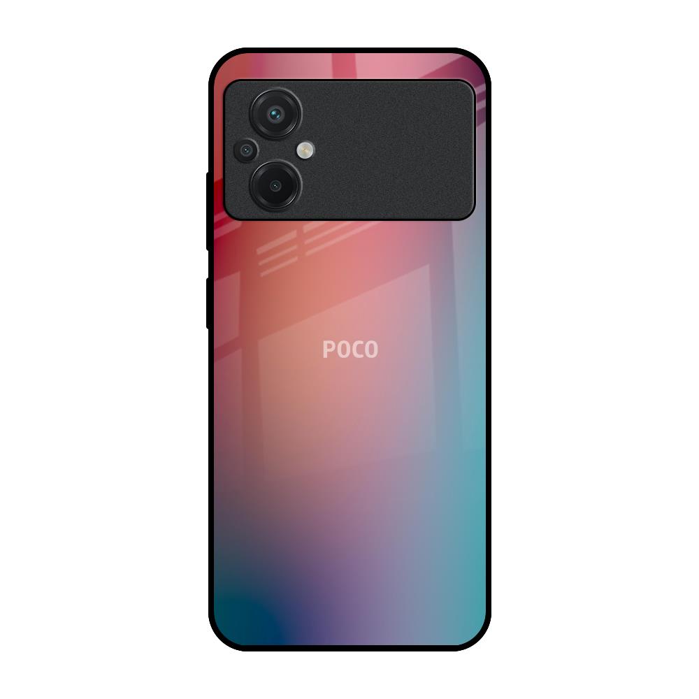 Dusty Multi Gradient Poco M5 Glass Back Cover Online