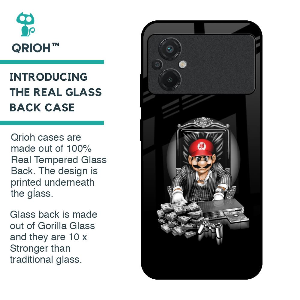 Dark Secret Glass Case for Poco M5
