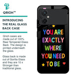 Magical Words Glass Case for Poco M5