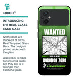 Zoro Wanted Glass Case for Poco M5