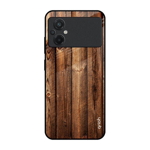 Timber Printed Poco M5 Glass Cases & Covers Online