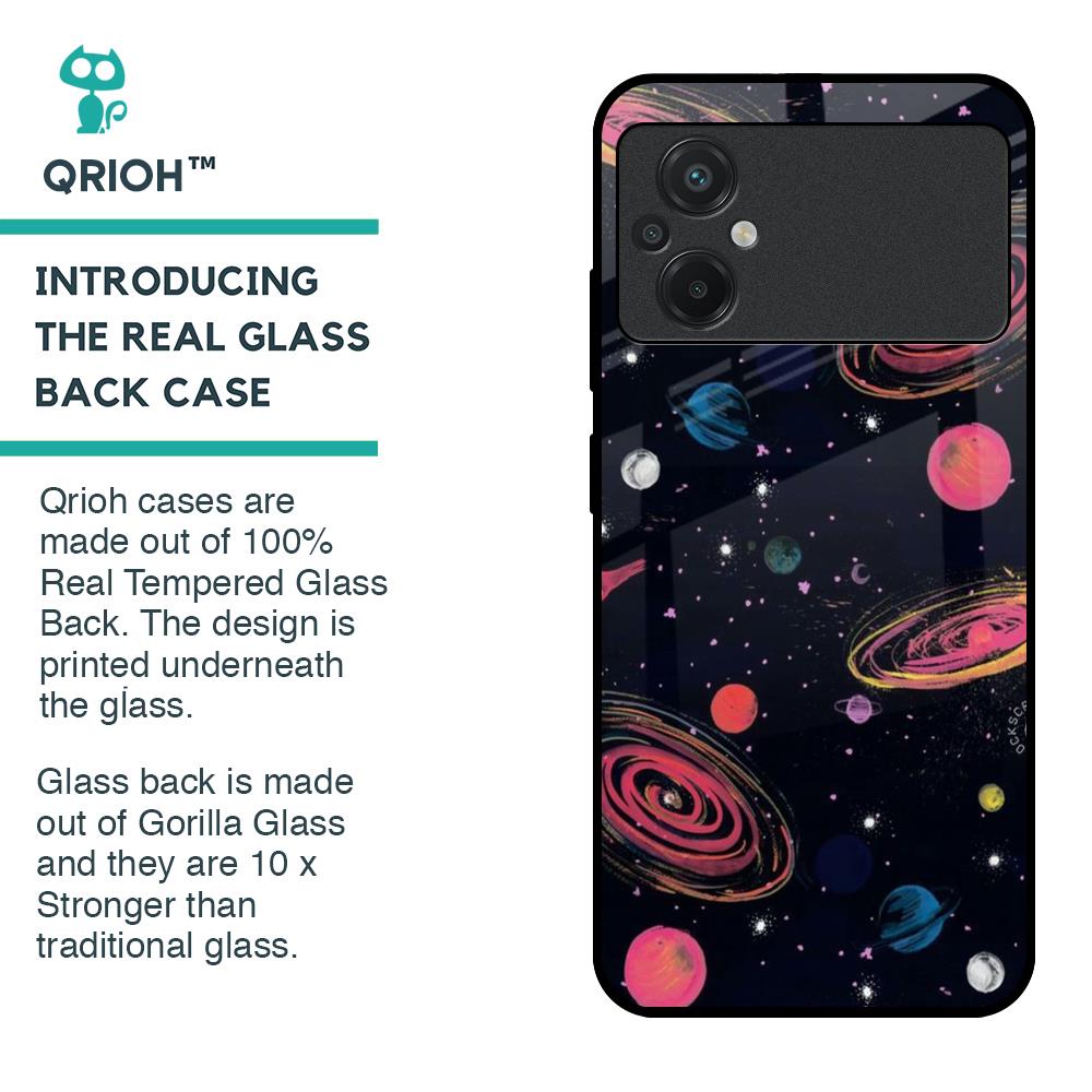 Galaxy In Dream Glass Case For Poco M5