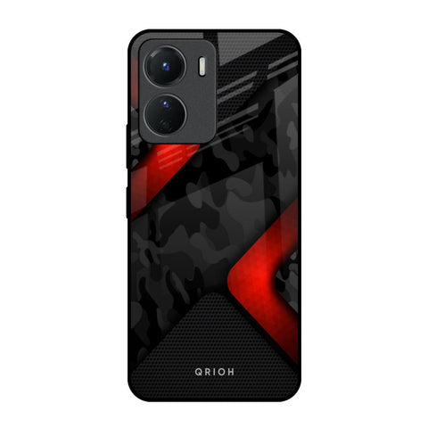 Modern Camo Abstract Vivo Y16 Glass Back Cover Online