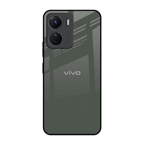 Charcoal Vivo Y16 Glass Back Cover Online