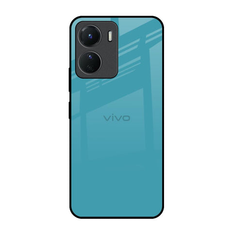 Oceanic Turquiose Vivo Y16 Glass Back Cover Online