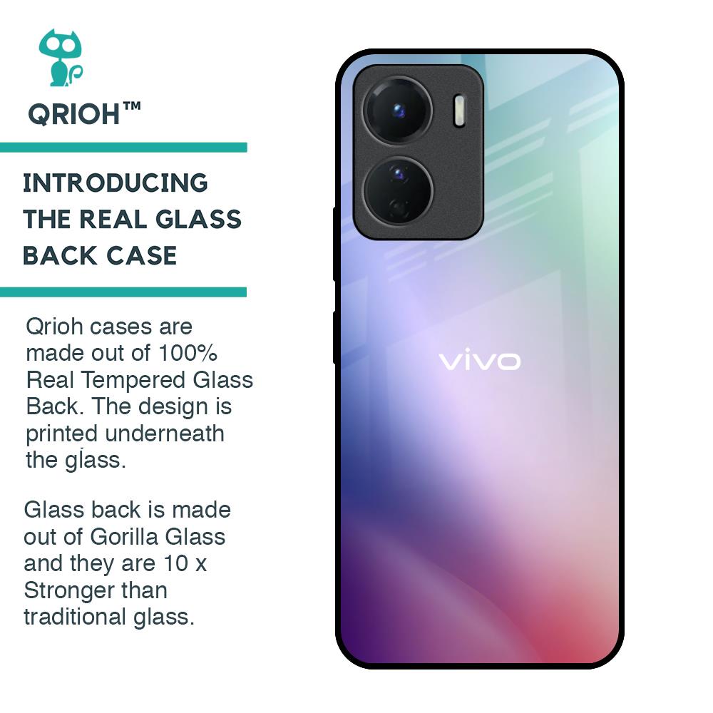 Abstract Holographic Glass Case for Vivo Y16