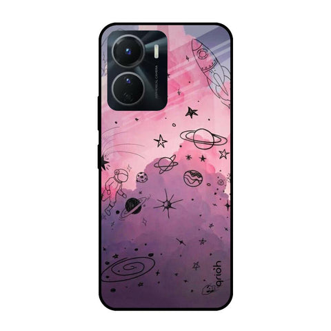 Space Doodles Vivo Y16 Glass Cases & Covers Online