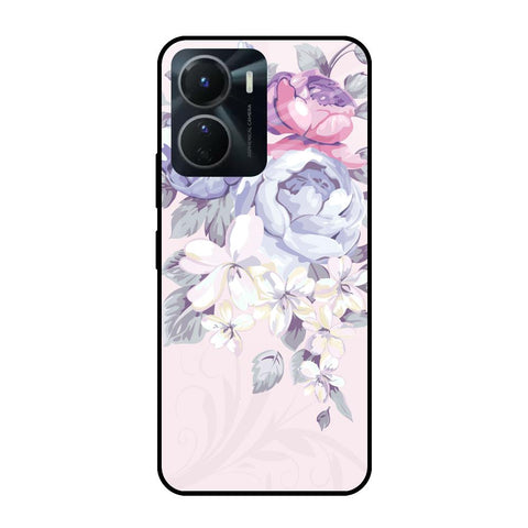 Elegant Floral Vivo Y16 Glass Cases & Covers Online