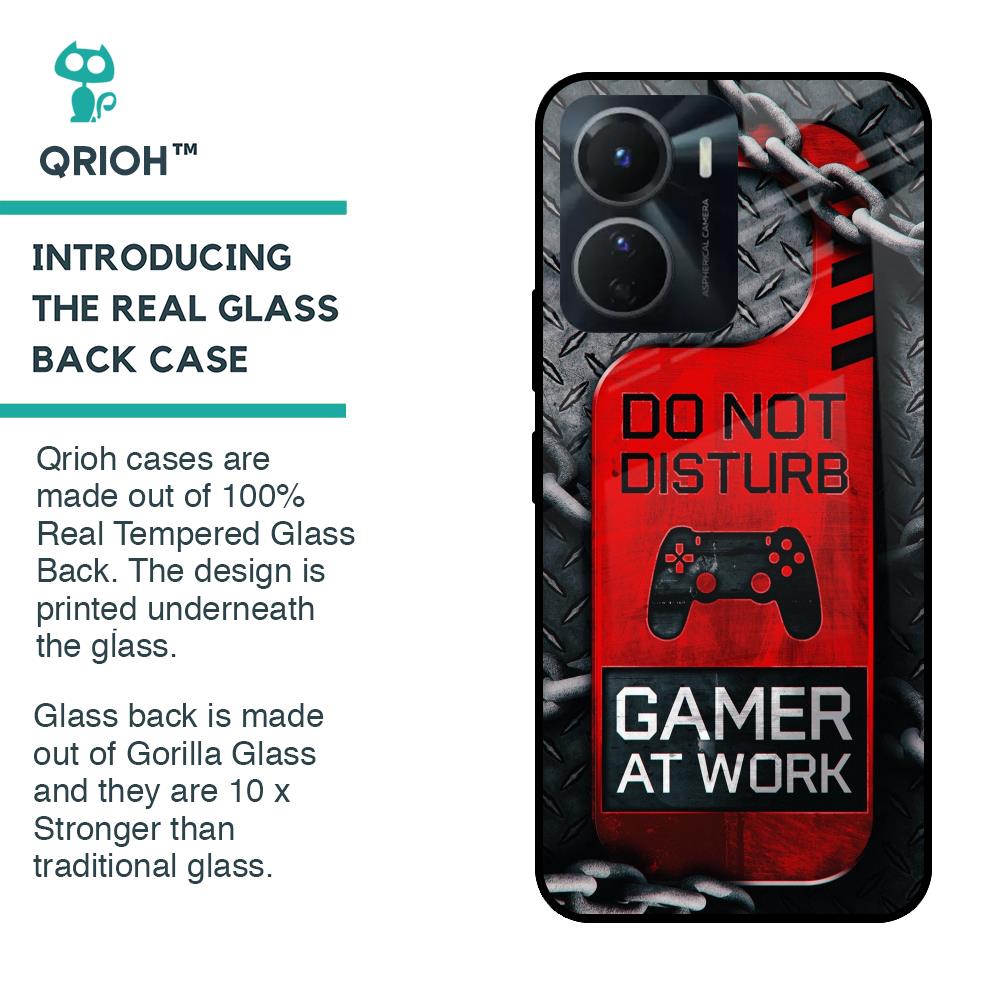 Do No Disturb Glass Case For Vivo Y16