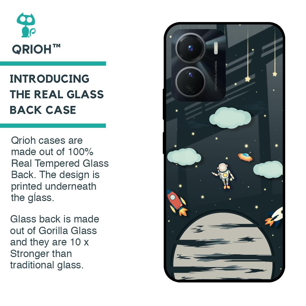 Astronaut Dream Glass Case For Vivo Y16