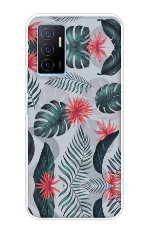 Retro Floral Leaf Vivo Y75 4G Back Cover