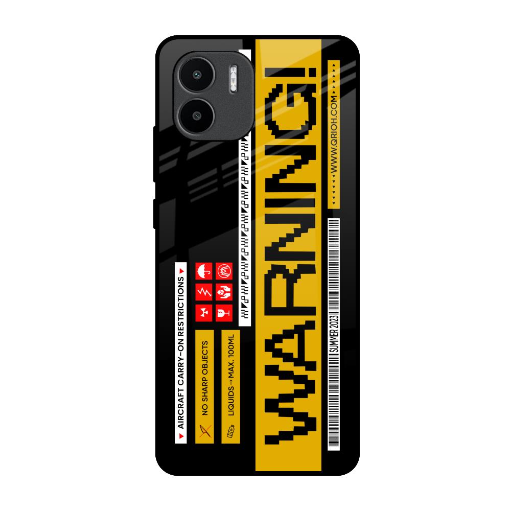 Aircraft Warning Redmi A1 Glass Back Cover Online